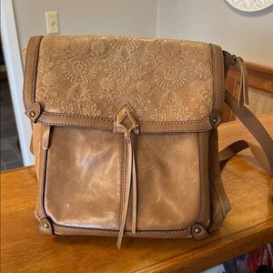 The Sak, Ventura Convertible Backpack II Embossed
Tobacco Floral Embossed color